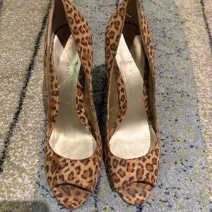 Nine West Leopard Print Stilletos